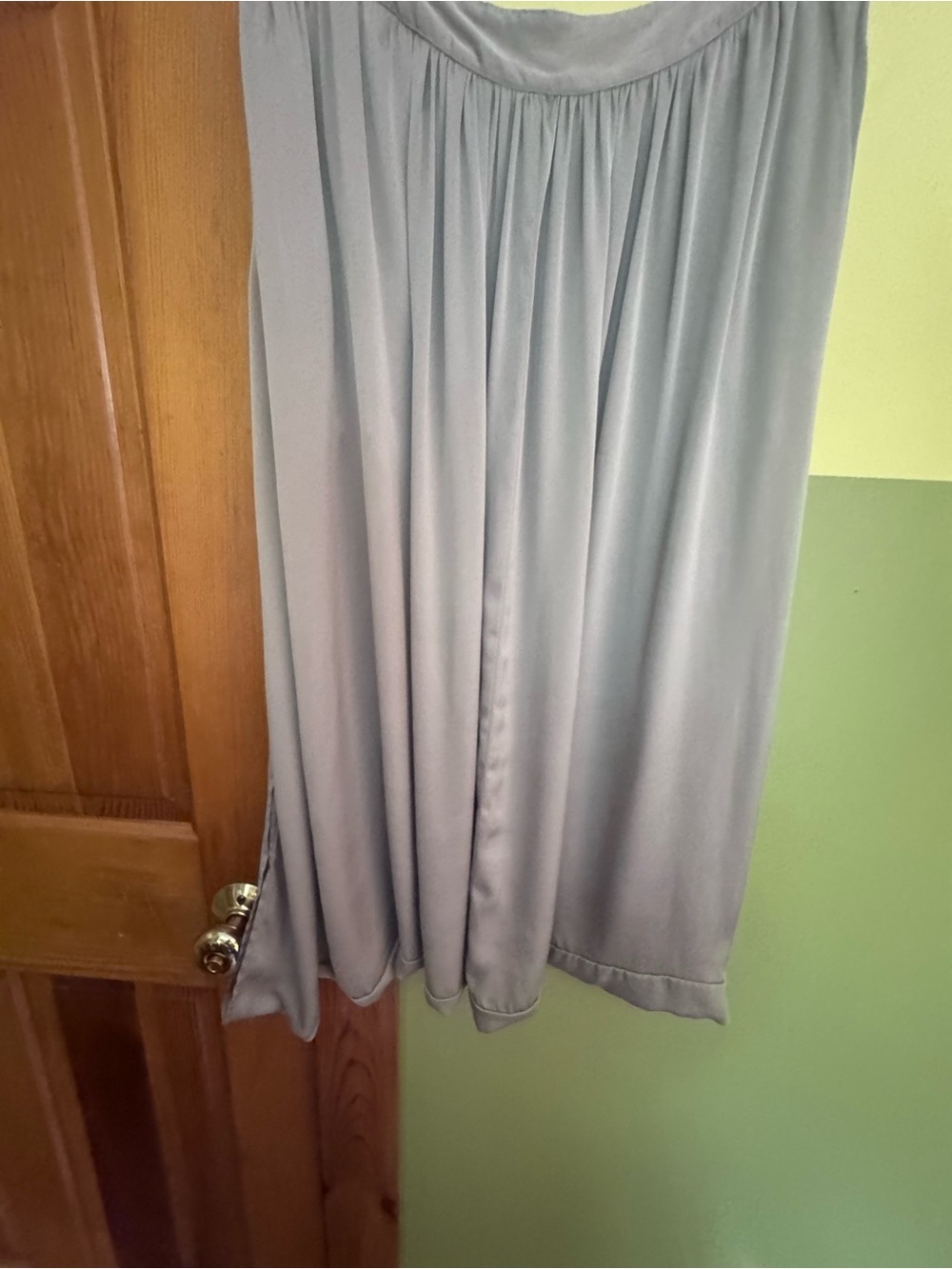 Catherine Malandrino Charcoal Gray Gathered Skirt/ pants